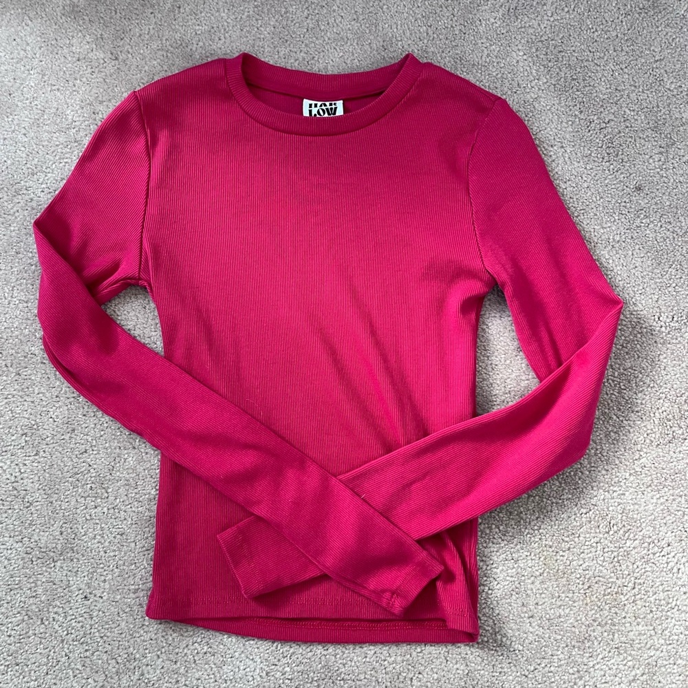 Women's Red Long Sleeve